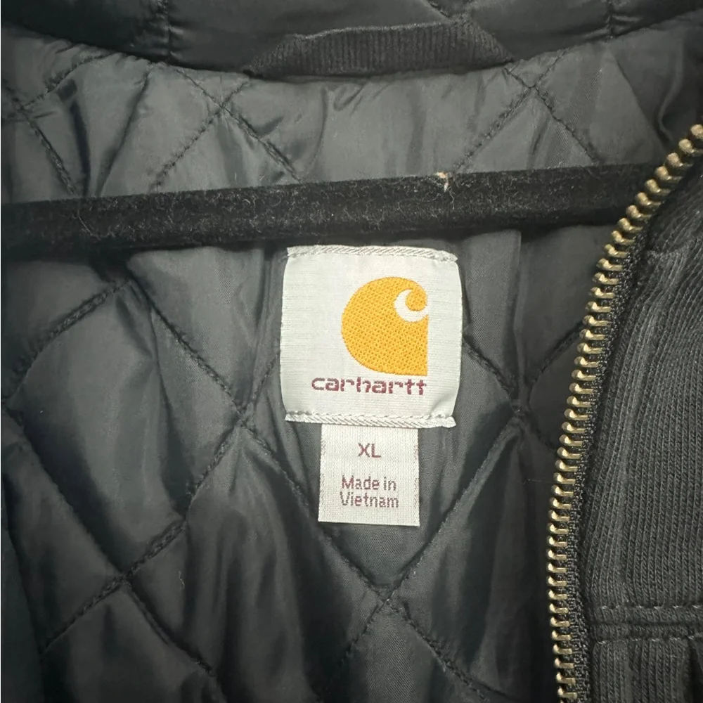 Carhartt Rain Defender Relaxed Fit Zip Up Jacket Sweatshirt Hoodie Sz XL - Picture 5 of 9